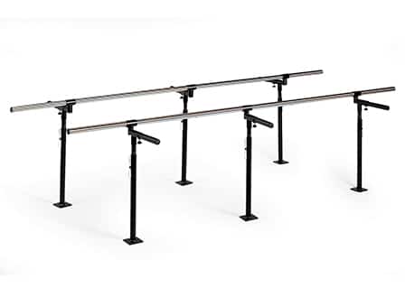 Bariatric Height and Width Adjustable Floor Mounted Parallel Bars