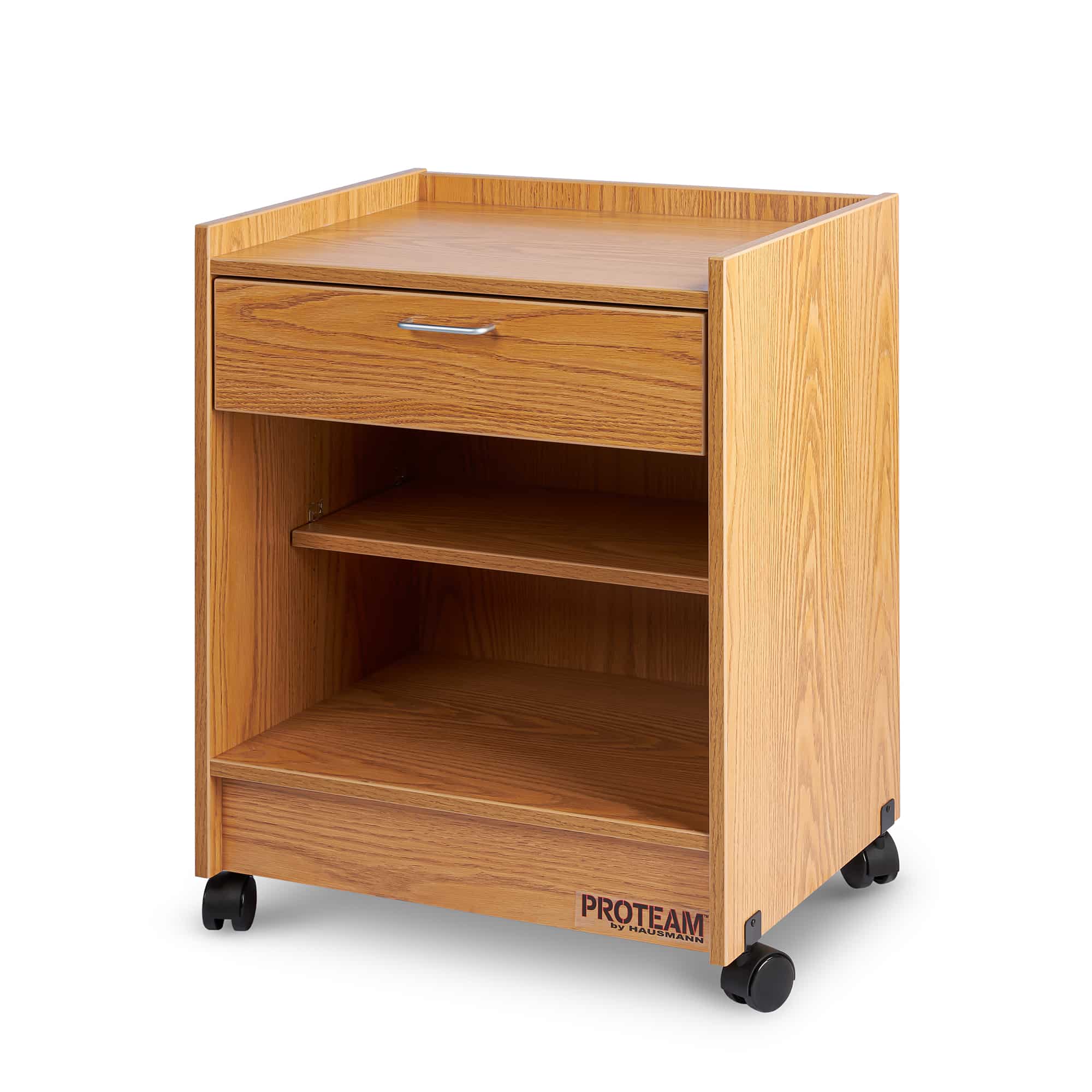 PROTEAM™ – 18″x24″ Mega Cart with Single Drawer and Open Cabinet Storage